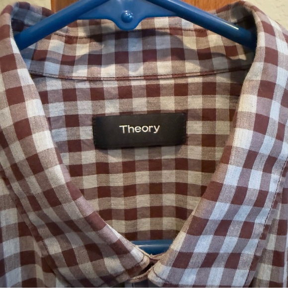 Theory Men’s Dress Shirt, Size Large - Picture 2 of 4